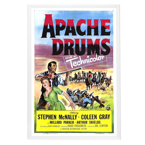 "Apache Drums" (1951) Framed Movie Poster