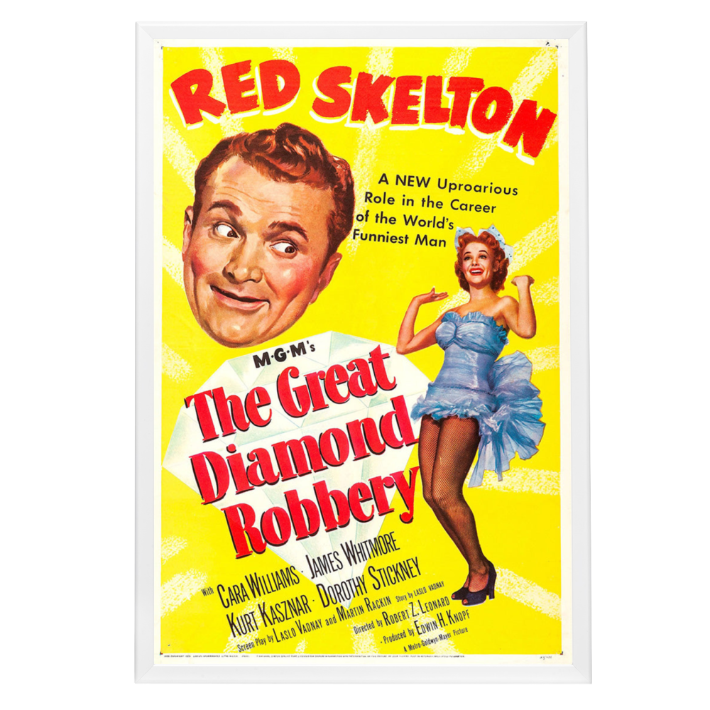 "Great Diamond Robbery" (1954) Framed Movie Poster