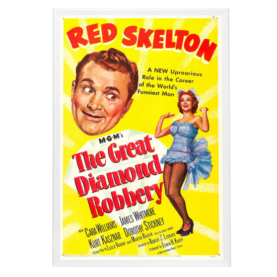 "Great Diamond Robbery" (1954) Framed Movie Poster