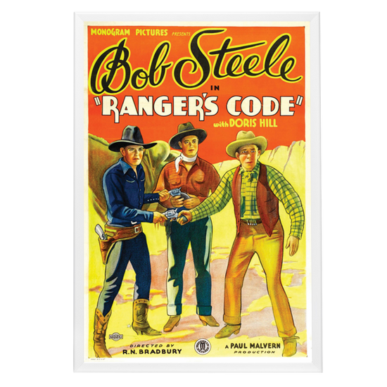 "Ranger's Code" (1933) Framed Movie Poster