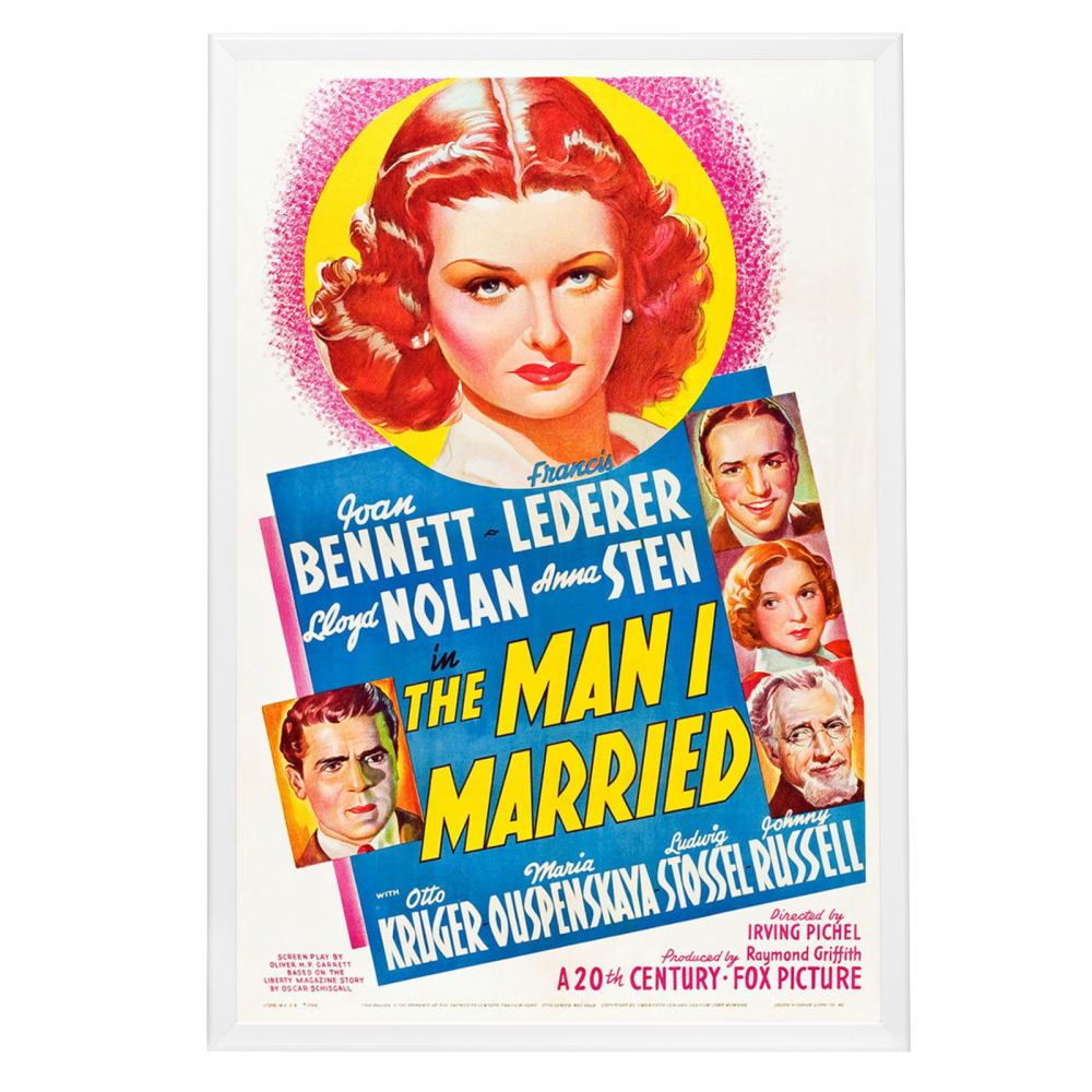 "Man I Married" (1940) Framed Movie Poster