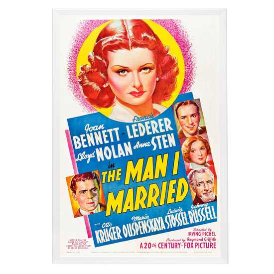 "Man I Married" (1940) Framed Movie Poster