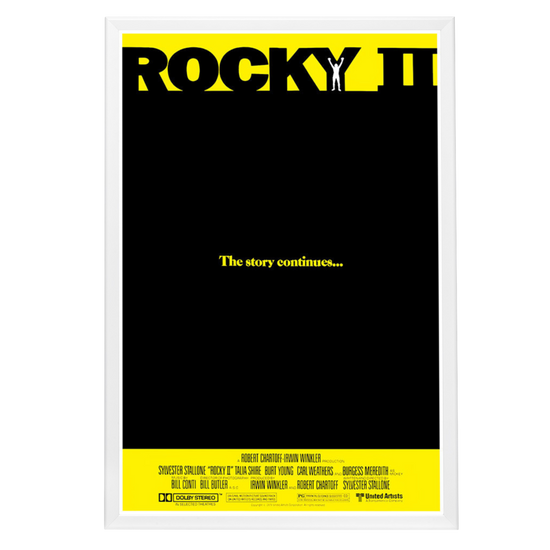 "Rocky II" (1979) Framed Movie Poster