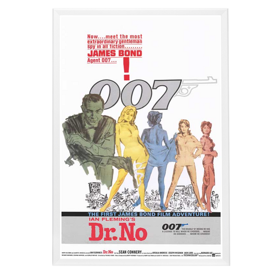 "Dr. No" (1962) Framed Movie Poster