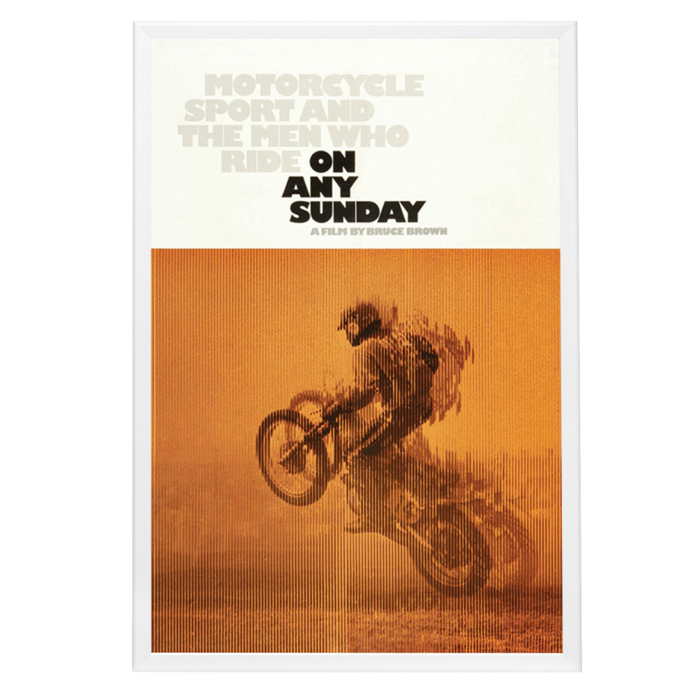 "On Any Sunday" (1972) Framed Movie Poster