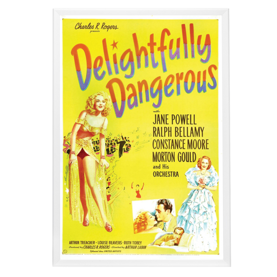 "Delightfully Dangerous" (1945) Framed Movie Poster