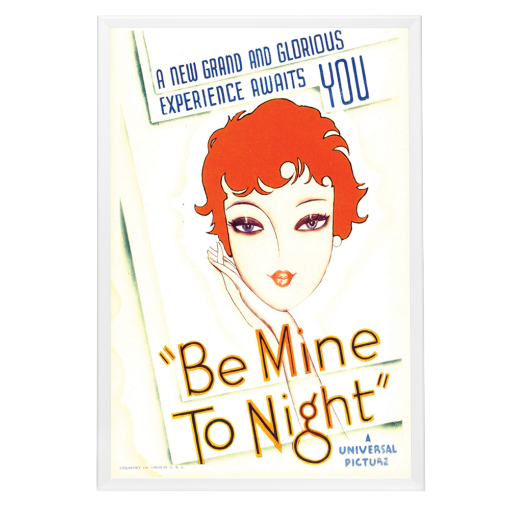 "Be Mine Tonight" (1932) Framed Movie Poster