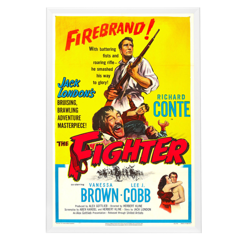 "Fighter" (1952) Framed Movie Poster