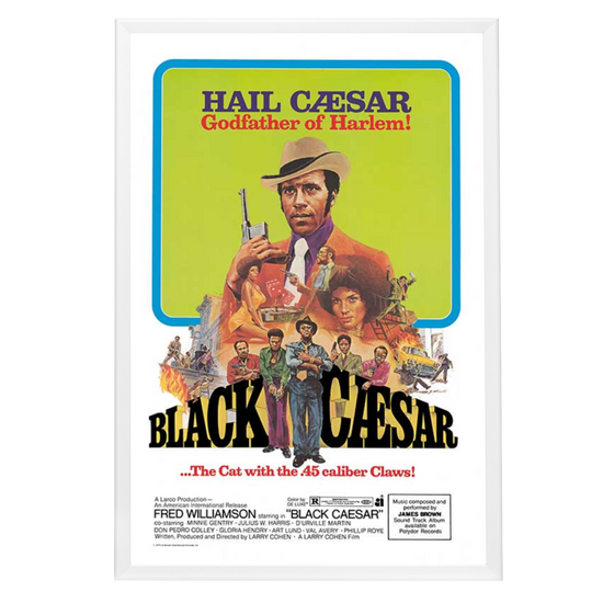 "Black Caesar" (1973) Framed Movie Poster