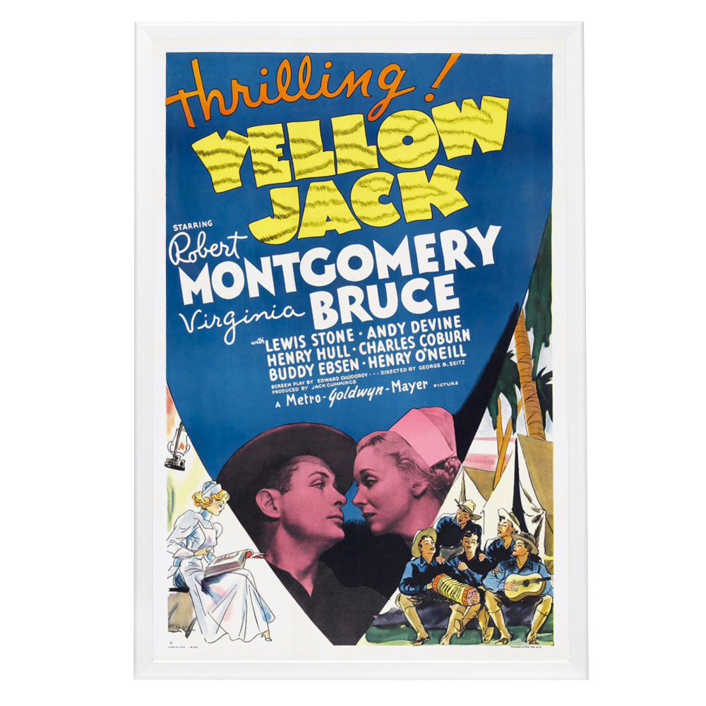 "Yellow Jack" (1938) Framed Movie Poster