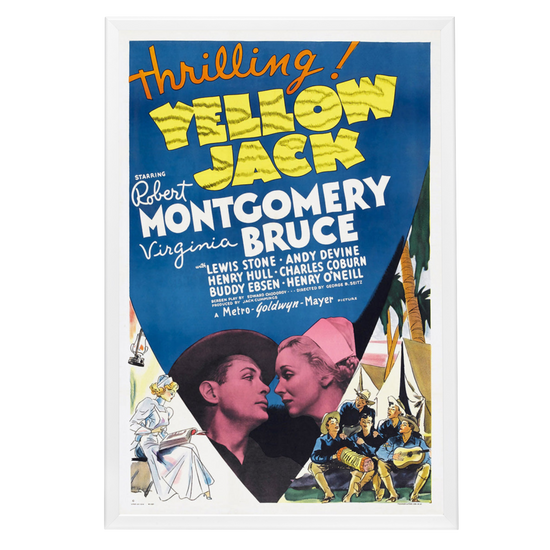 "Yellow Jack" (1938) Framed Movie Poster