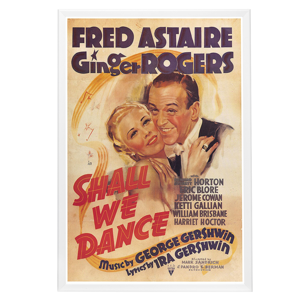 "Shall We Dance" (1937) Framed Movie Poster