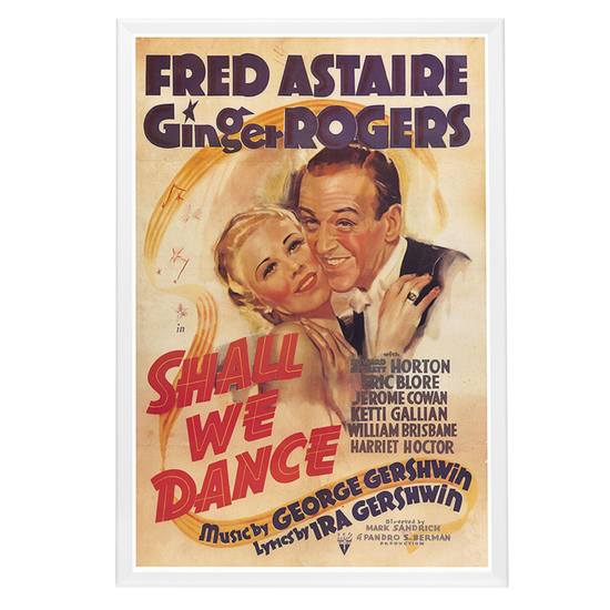 "Shall We Dance" (1937) Framed Movie Poster