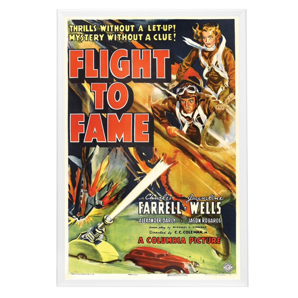 "Flight To Fame" (1938) Framed Movie Poster