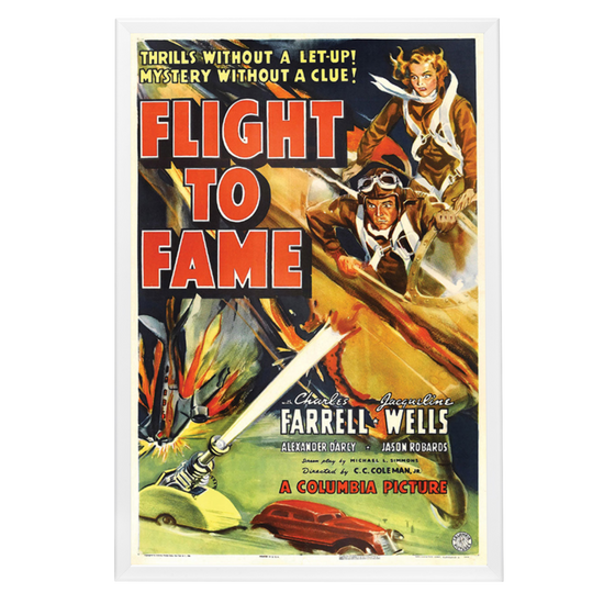 "Flight To Fame" (1938) Framed Movie Poster