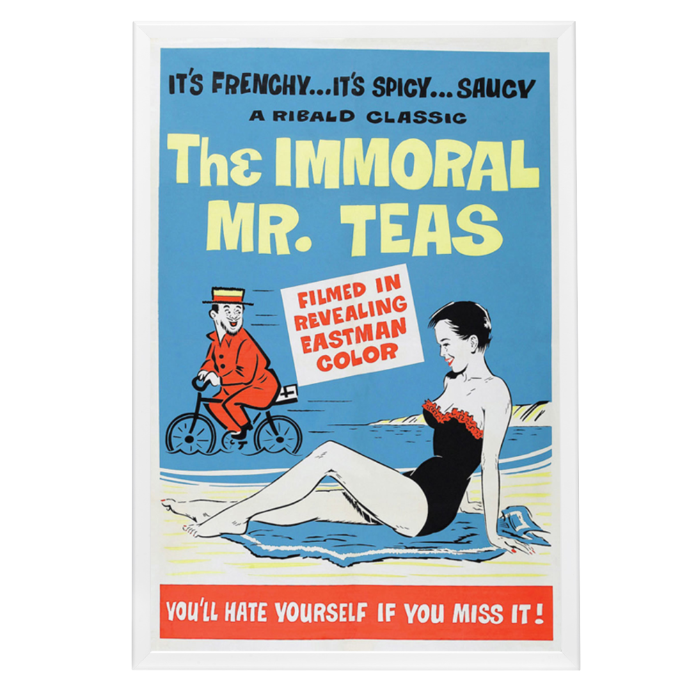 "Immoral Mr. Teas" (1959) Framed Movie Poster