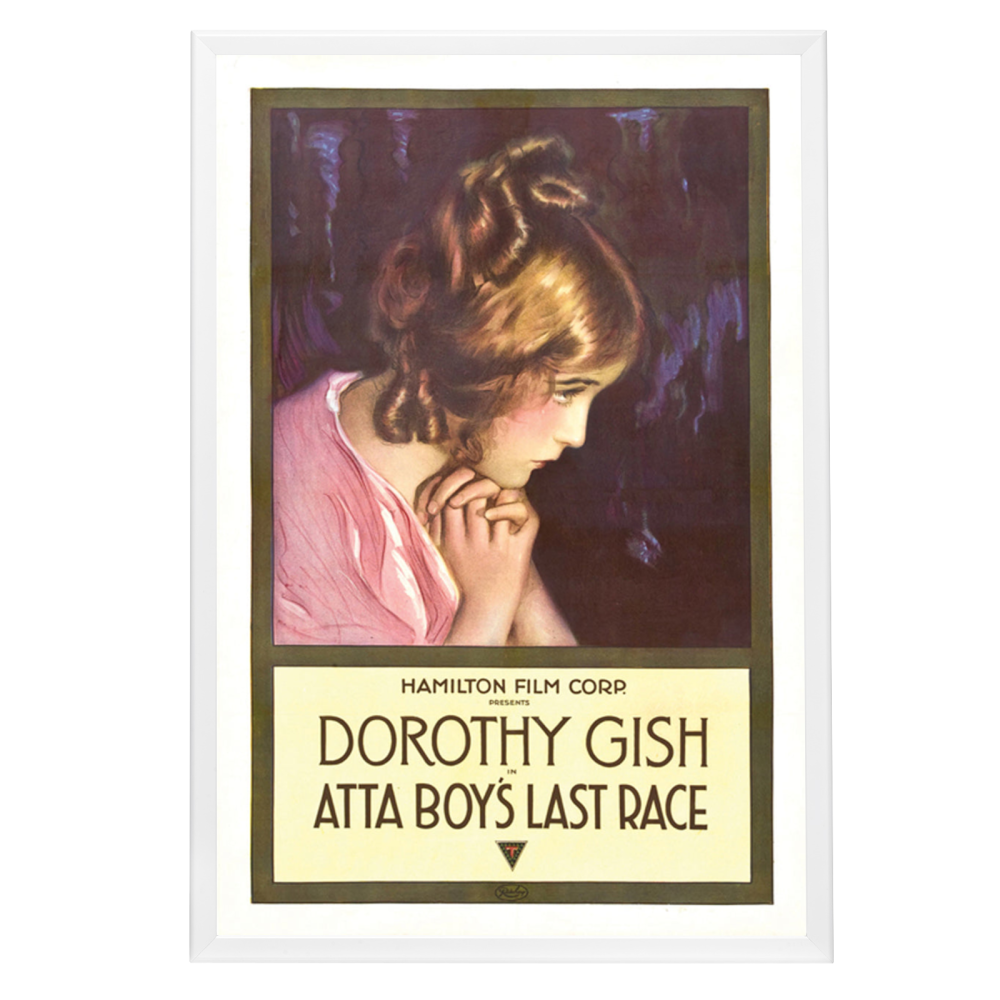 "Atta Boy's Last Race" (1916) Framed Movie Poster