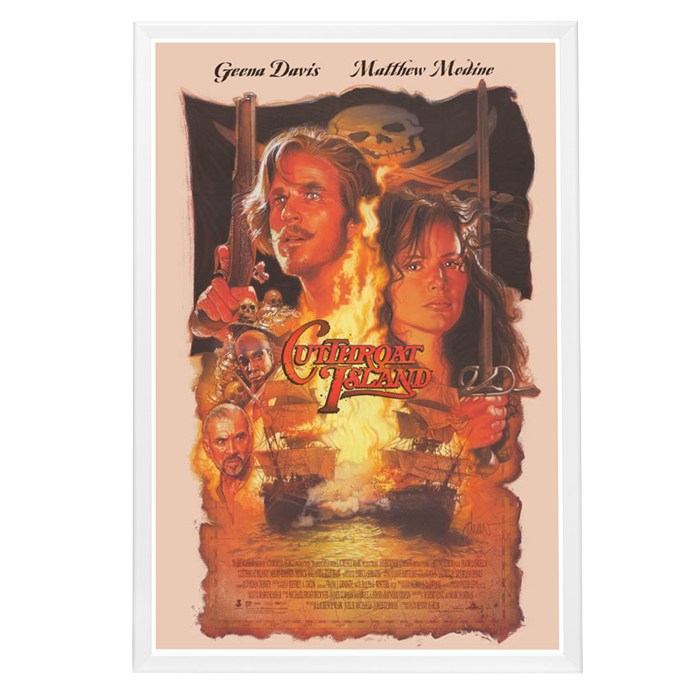 "Cutthroat Island" (1995) Framed Movie Poster