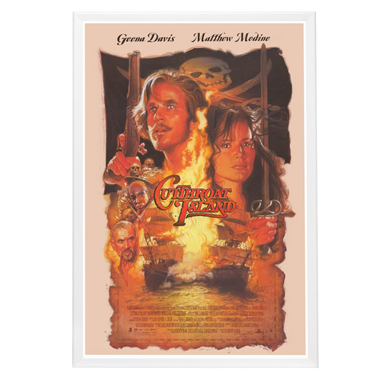 "Cutthroat Island" (1995) Framed Movie Poster