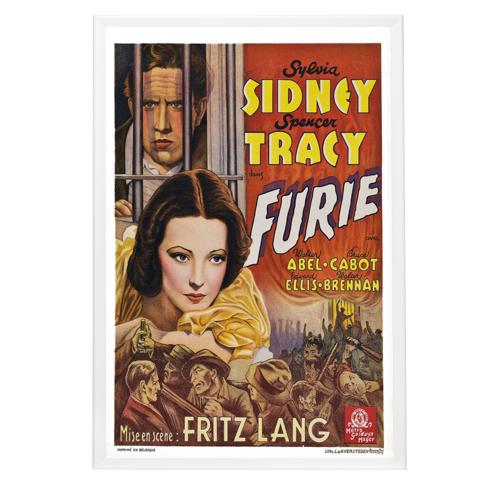 "Fury (French)" (1936) Framed Movie Poster