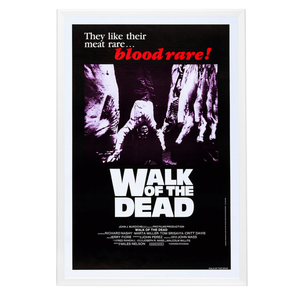 "Walk Of The Dead" (1973) Framed Movie Poster