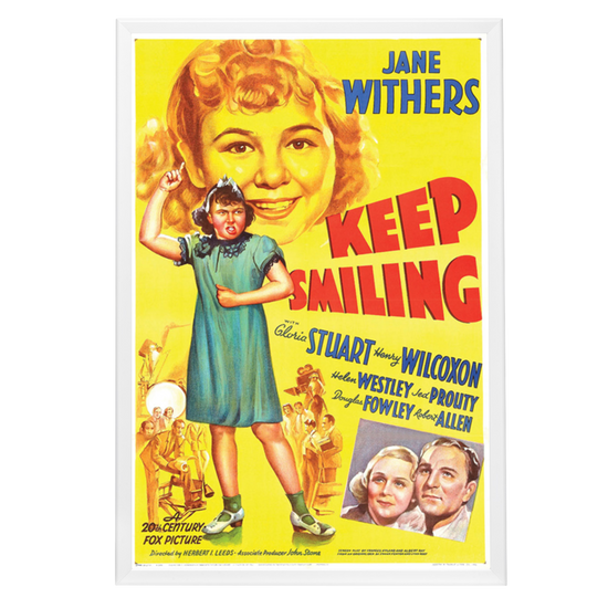 "Keep Smiling" (1938) Framed Movie Poster