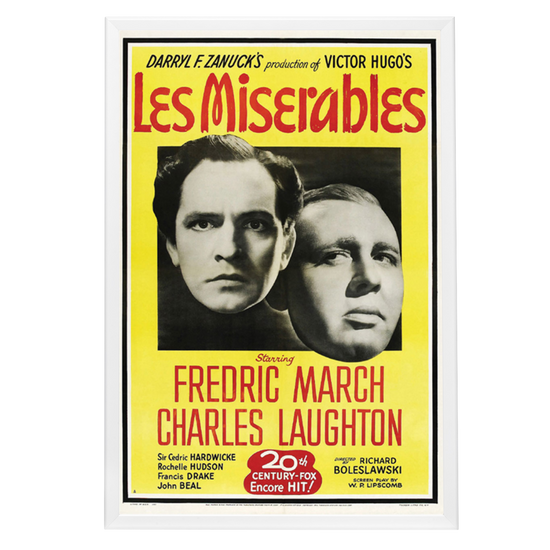 "Les Miserables" (1935) Framed Movie Poster