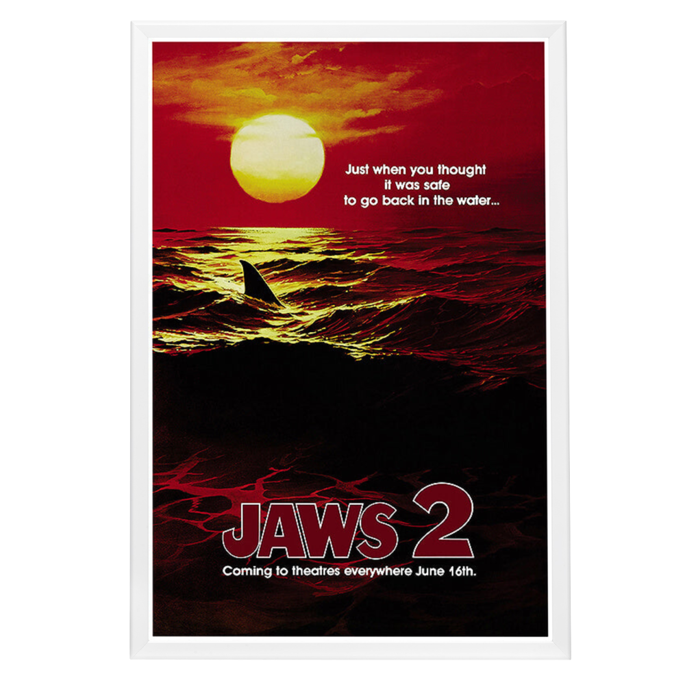 "Jaws 2" (1978) Framed Movie Poster