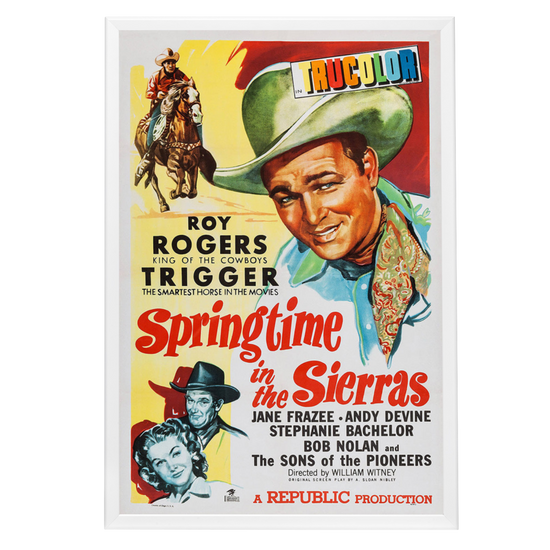 "Springtime In The Sierras" (1947) Framed Movie Poster