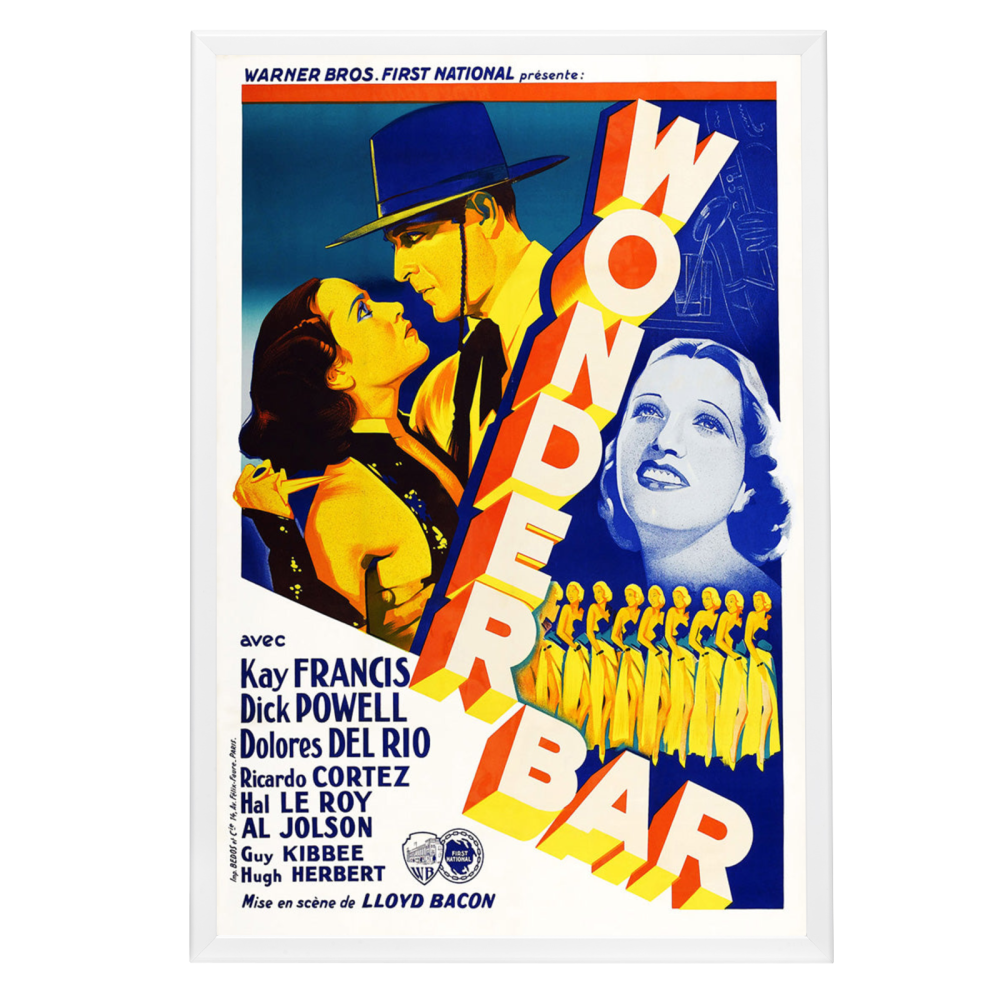 "Wonder Bar" (1934) Framed Movie Poster