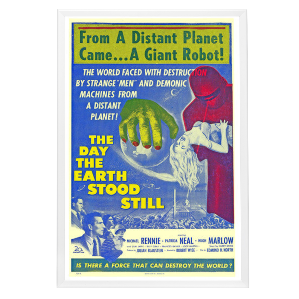 "Day the Earth Stood Still" (1951) Framed Movie Poster