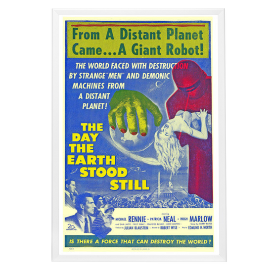 "Day the Earth Stood Still" (1951) Framed Movie Poster