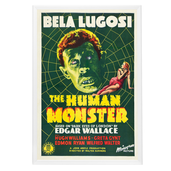 "Dark Eyes Of London aka Human Monster" (1940) Framed Movie Poster