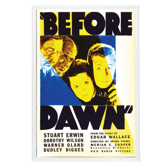 "Before Dawn" (1933) Framed Movie Poster