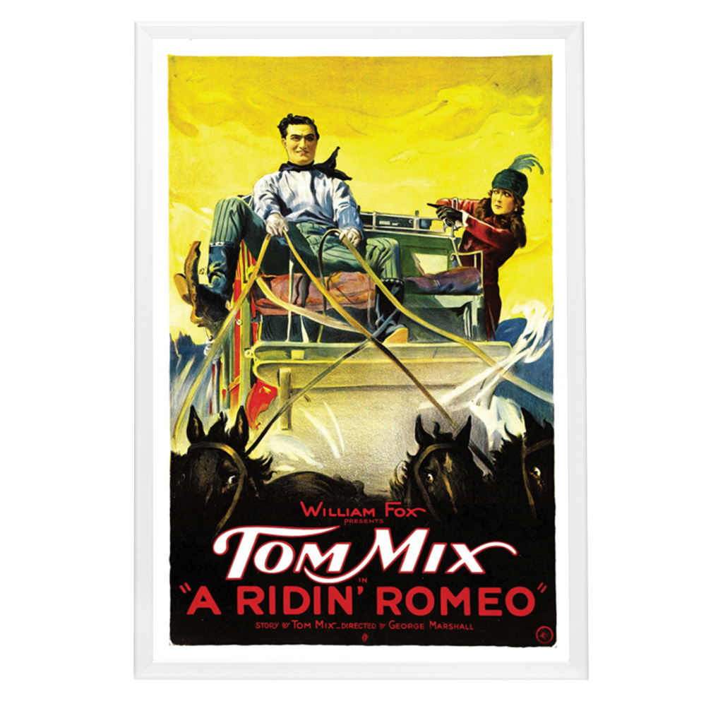 "Ridin' Romeo" (1921) Framed Movie Poster