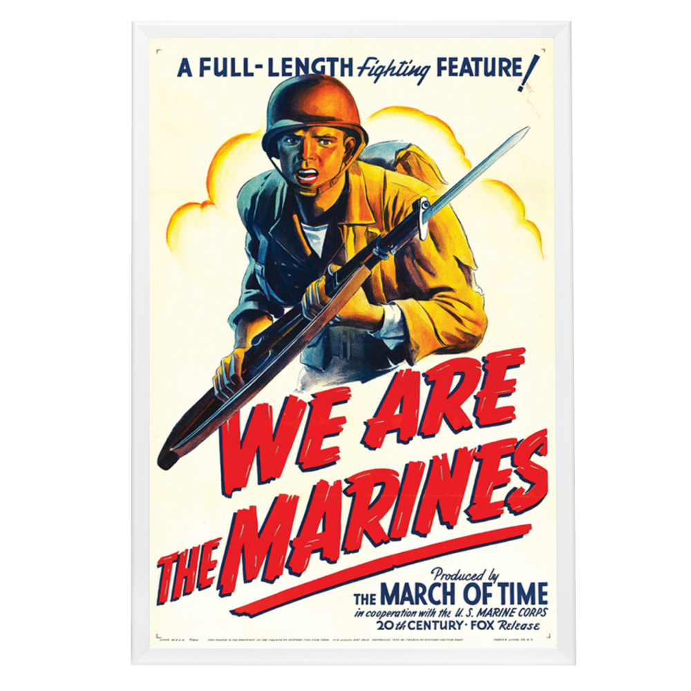 "We Are The Marines" (1942) Framed Movie Poster