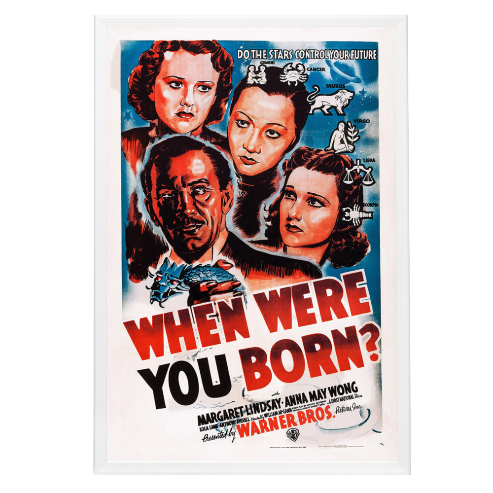 "When Were You Born" (1938) Framed Movie Poster