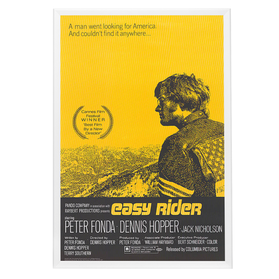 "Easy Rider" (1969) Framed Movie Poster