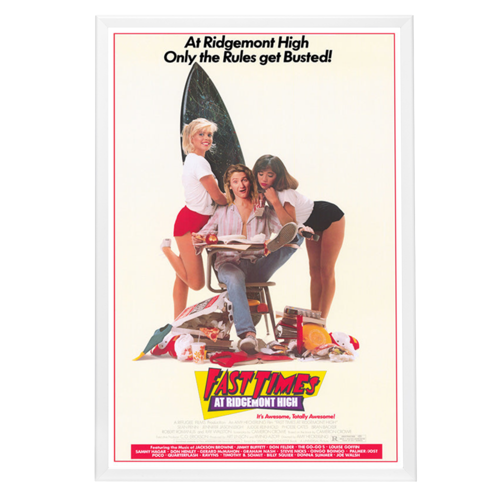 "Fast Times at Ridgemont High" Framed Movie Poster