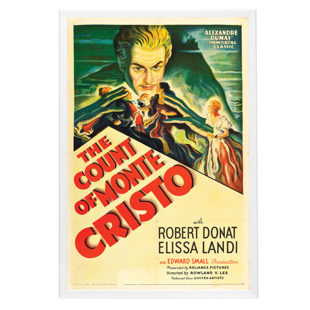 "Count Of Monte Cristo" (1934) Framed Movie Poster