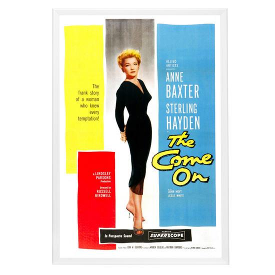 "Come On" (1956) Framed Movie Poster