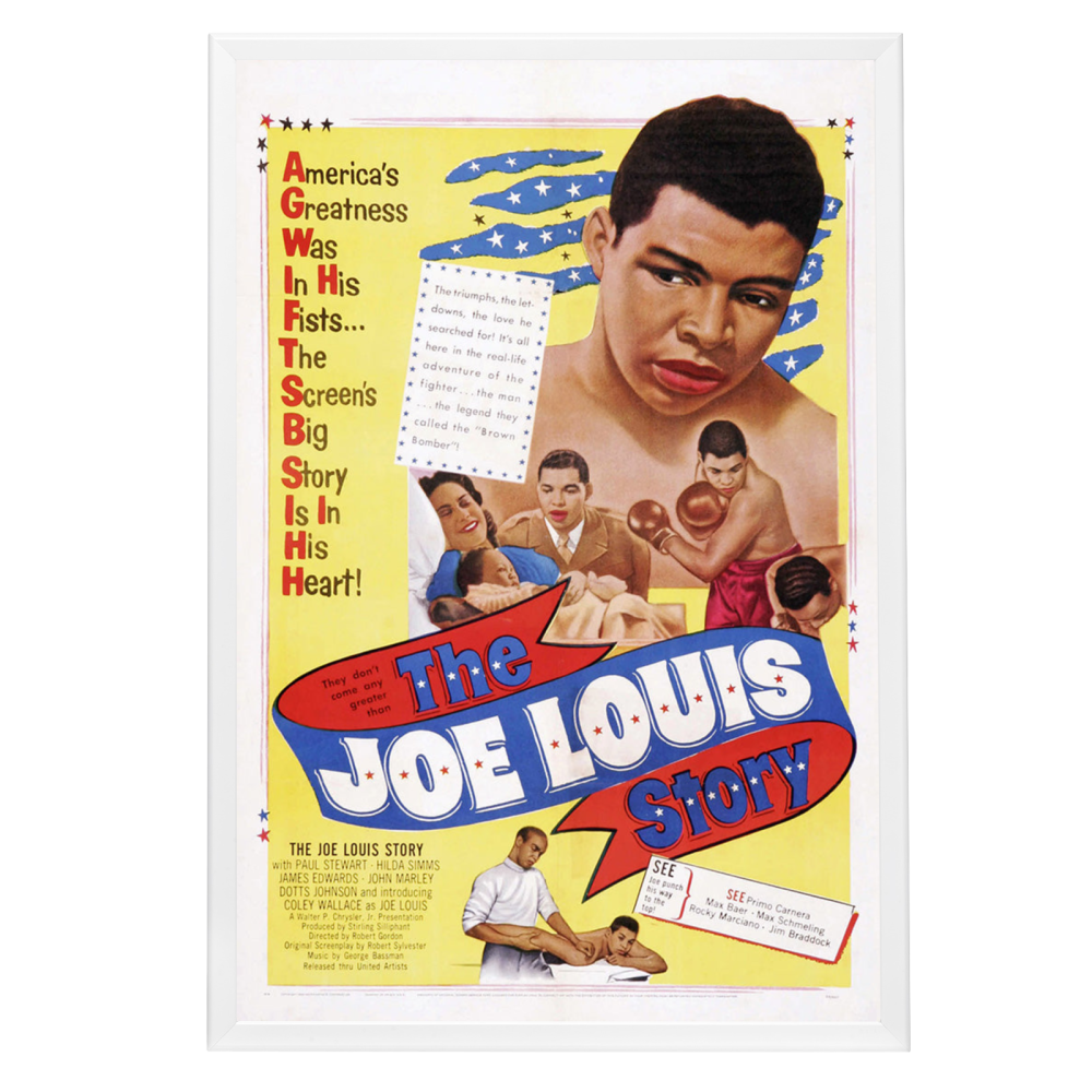 "Joe Louis Story" (1953) Framed Movie Poster