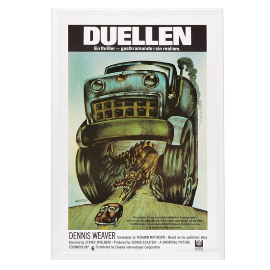 "Duel (Swedish)" (1971) Framed Movie Poster