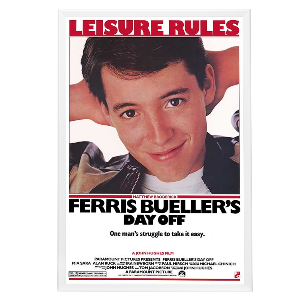 "Ferris Bueller's Day Off" (1986) Framed Movie Poster