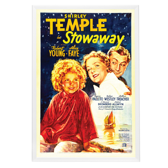 "Stowaway" (1936) Framed Movie Poster