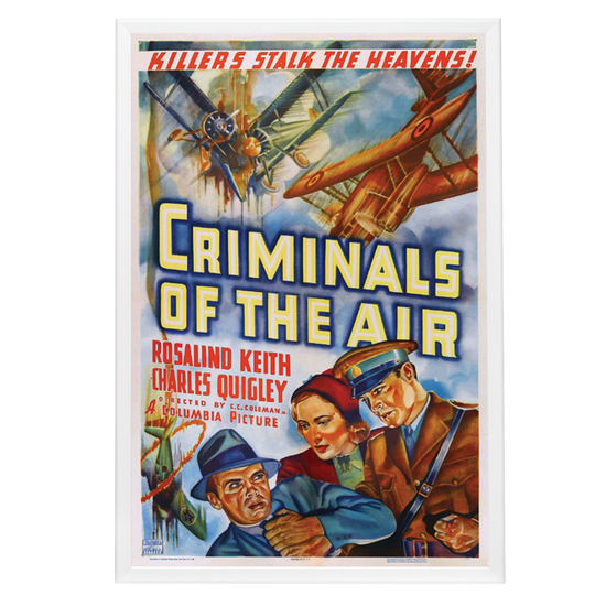 "Criminals Of The Air" (1937) Framed Movie Poster