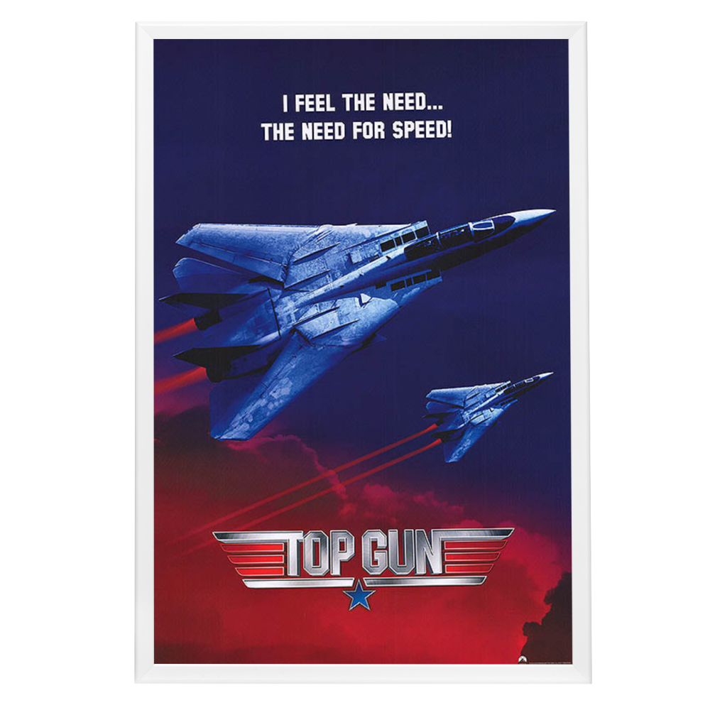 "Top Gun" (1986) Framed Movie Poster