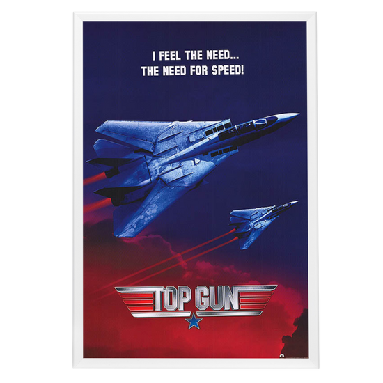 "Top Gun" (1986) Framed Movie Poster