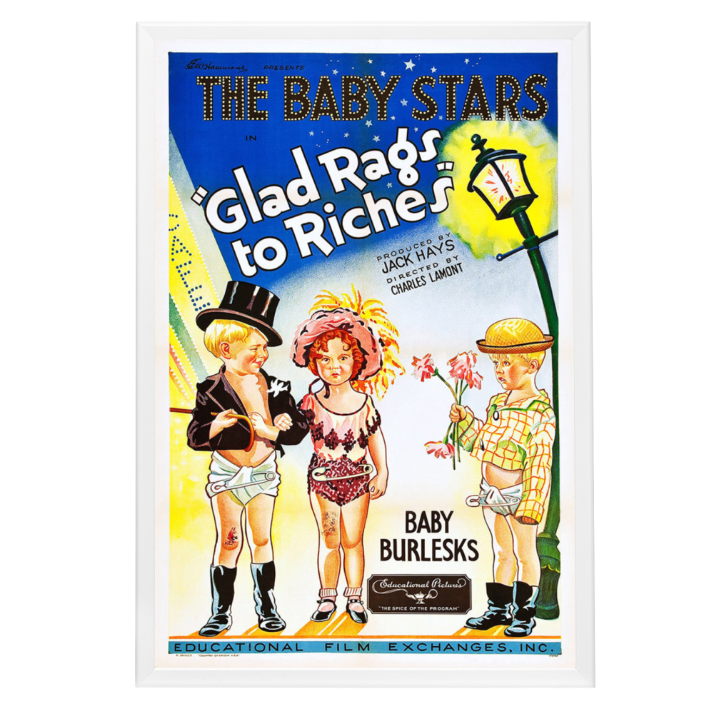 "Glad Rags To Riches" (1932) Framed Movie Poster