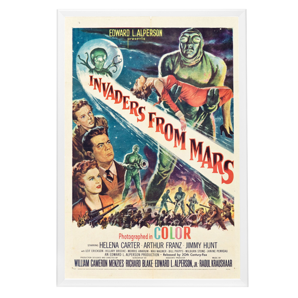 "Invaders From Mars" (1953) Framed Movie Poster